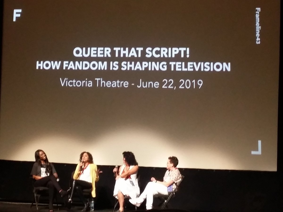MIGHTYlittleREN's tweet image. Absolutely LOVED watching  #QueeringTheScript at @framelinefest earlier today. It was truly inspiring to see how communities are fostered through fandom. Representation on and off screen is so incredibly important and we marginalized folx deserve to have our stories told.