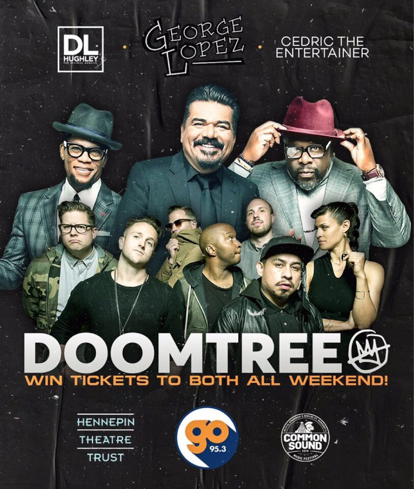 TwinCityTone's tweet photo. Yo! The Saturday Night #GoMixShow continues on @Go953mn! Tune in because coming up in the next 20 minutes, @DjRaymills & I are hooking you up with tickets to the Outback Comedy Tour PLUS Common Sounds Music Festival to see @DOOMTREE! https://t.co/FZpo5AJnV7