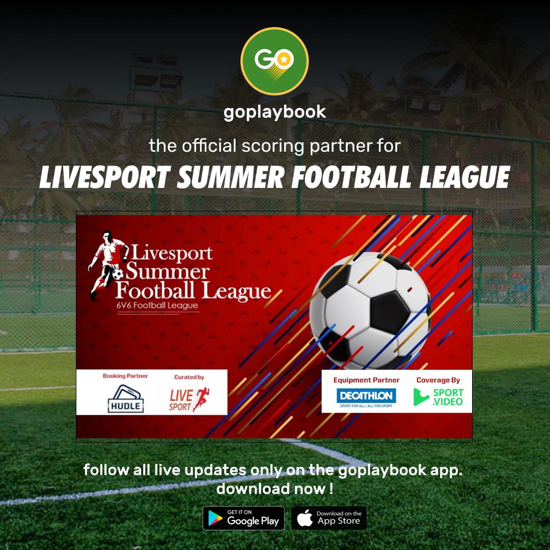 goplaybook's tweet photo. We present before you, our latest partnership, Livesport Summer Football League. All the best to each and every team involved. Enjoy your time on the pitch.
.
.
#football #aiff #fifa #fifa20 #fifastreet #transfermarket #transferupdates #goplaybook #livesports #indianfootball https://t.co/J3Bg4ZpNZW