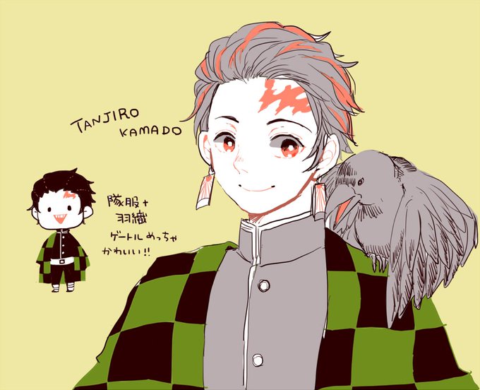 ムナグロさんがTwitterに投稿した竈門炭治郎(鬼滅の刃)のイラスト。