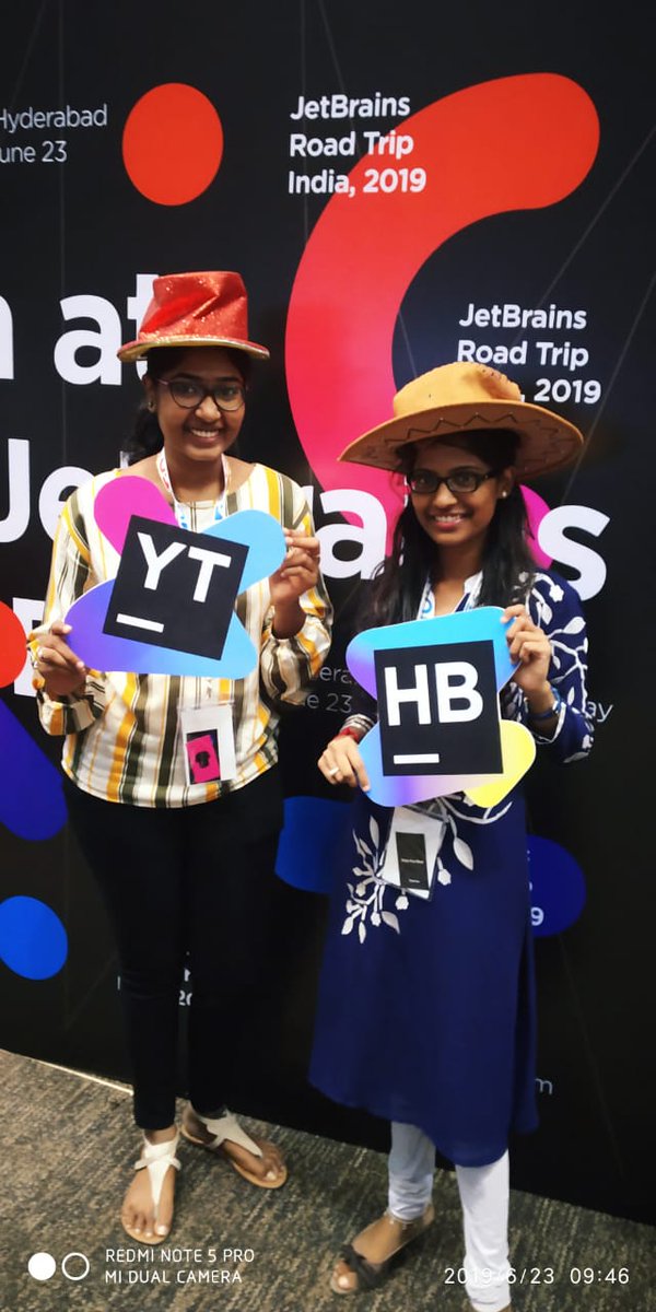 kaki_leela's tweet image. The best day has arrived yet. Happy to be a part of JetBrians Day 2019/Hyderabad. Lot more to learn today about some developer tools by JetBrains✌ #Excited #Coding #LoveForJava #womenInTech #jetbrains_india @jetbrains #jetbrainsday
