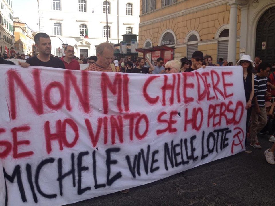 Non mi chiedere se ho vinto se ho perso
Michele Vive!

#roma #RomaNonSiChiude  #magliana