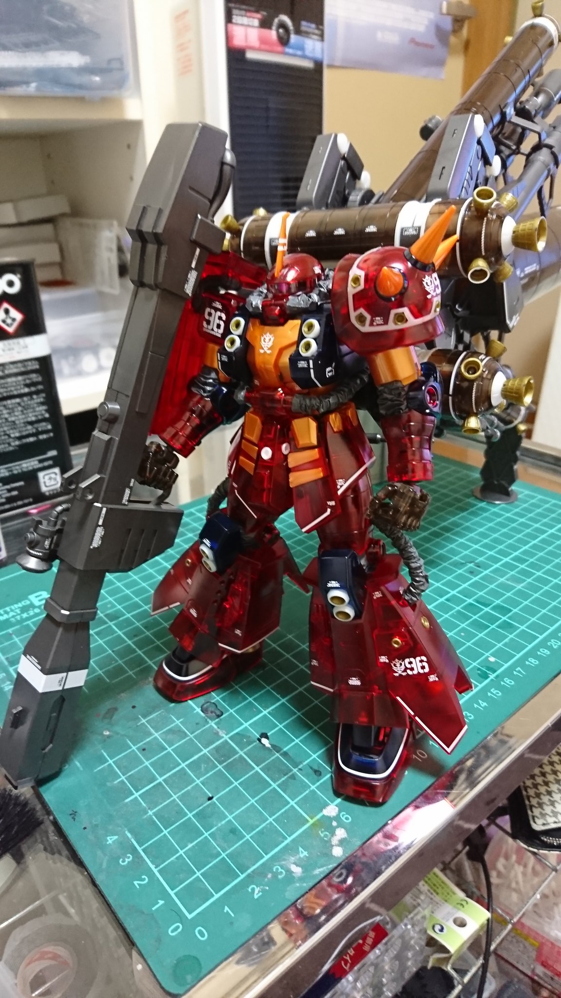 ガンプラ サイコザク Ver.ka ハーフメカニカルクリア - おもちゃ ガンプラ サイコザク Ver.ka ハーフメカニカルクリア - おもちゃ