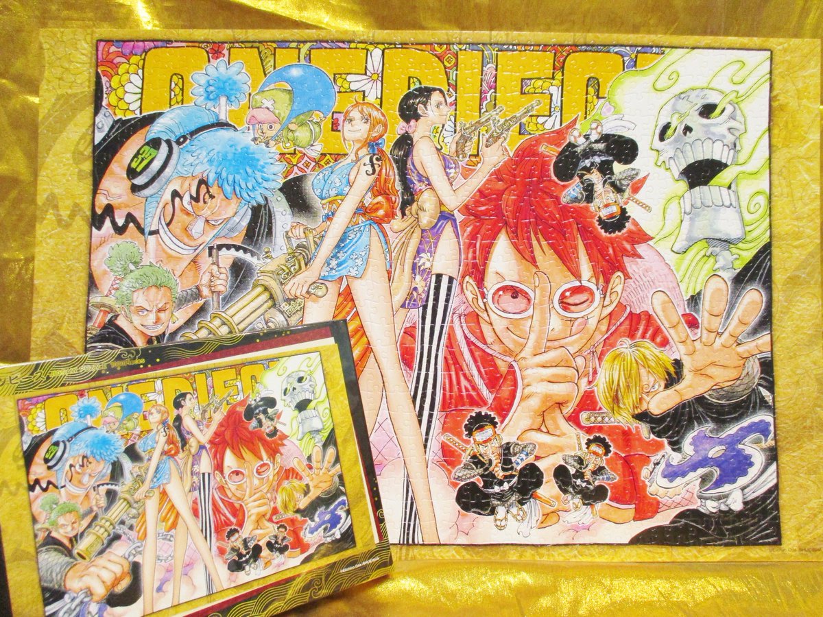 One Piece 麦わらストアあべの店 Sur Twitter 新商品 原画商品 One Piece ジグソーパズル1000ピース 麦わら忍法帖 3 500円 税 好評発売中 麦わらストア Onepiece