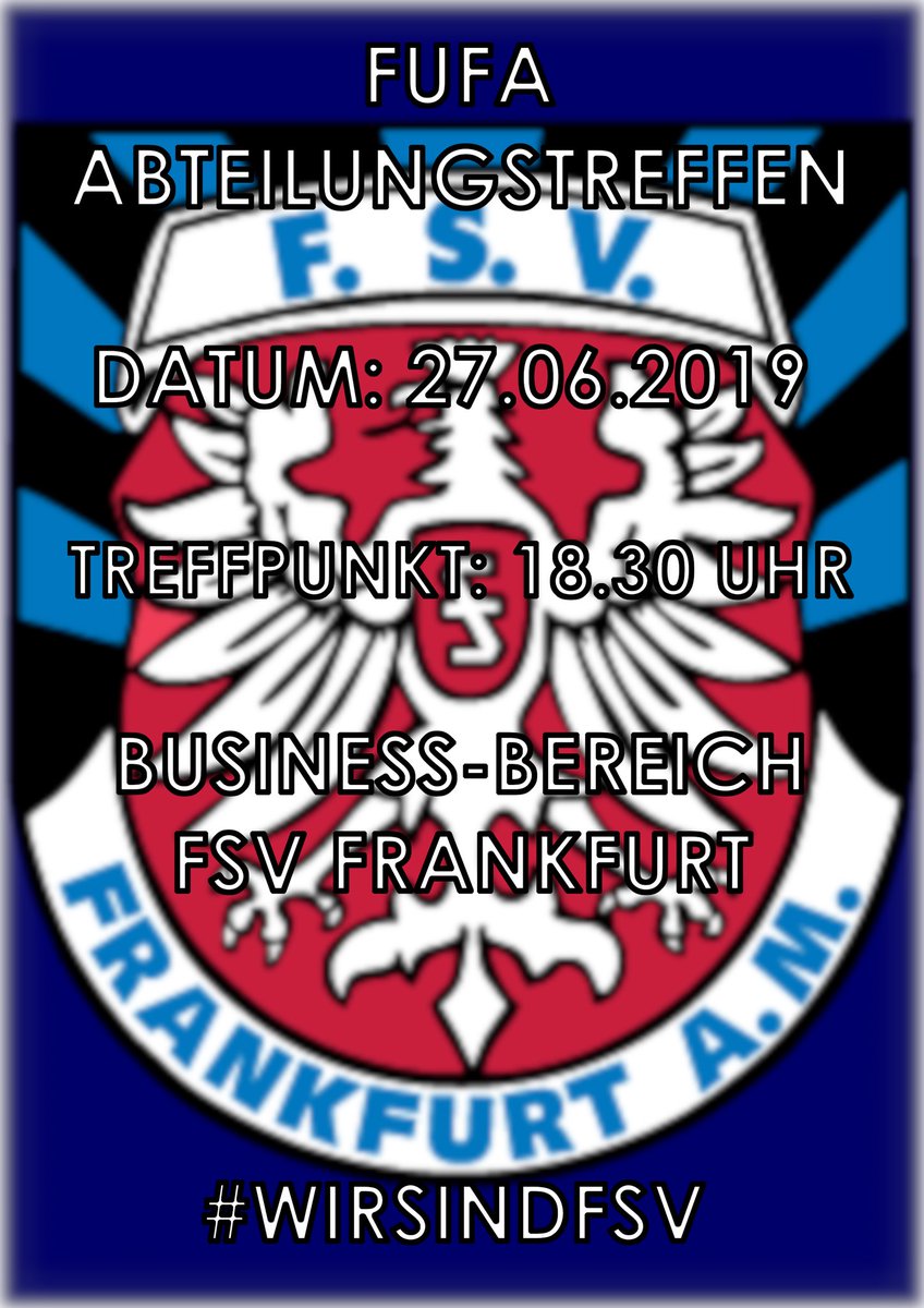 fsv_frankfurt's tweet photo. Wir haben hier noch einen Veranstaltungshinweis unserer #FSVFuFa für euch! #fsv_frankfurt https://t.co/iPRMJmYsXZ