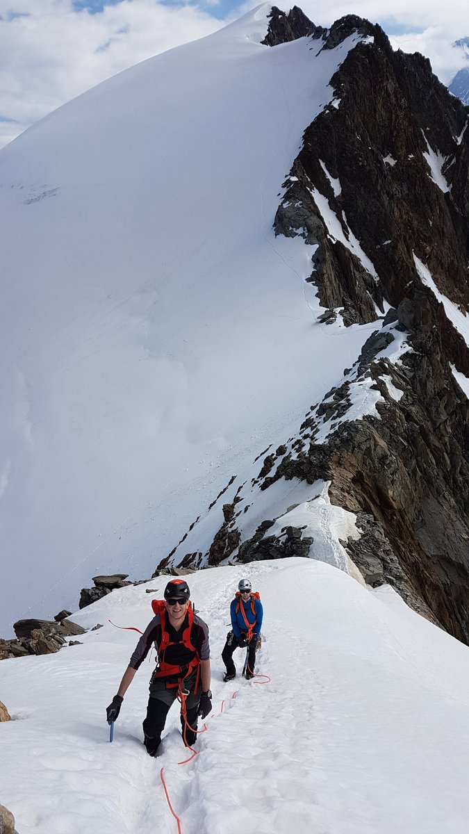 Superb traverse of Domes de Miage with Mike and James! Loving the mountaineering in Chamonix!