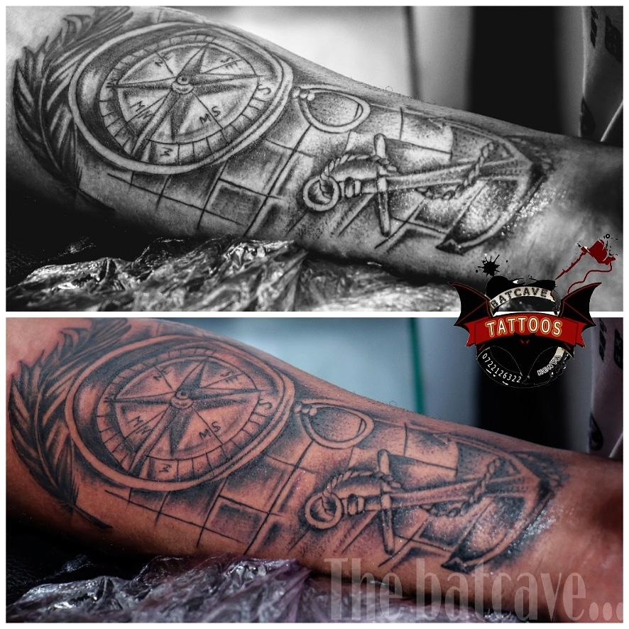 100 Black  White Nautical Ship Anchor Arm Tattoo Design png  jpg  2023