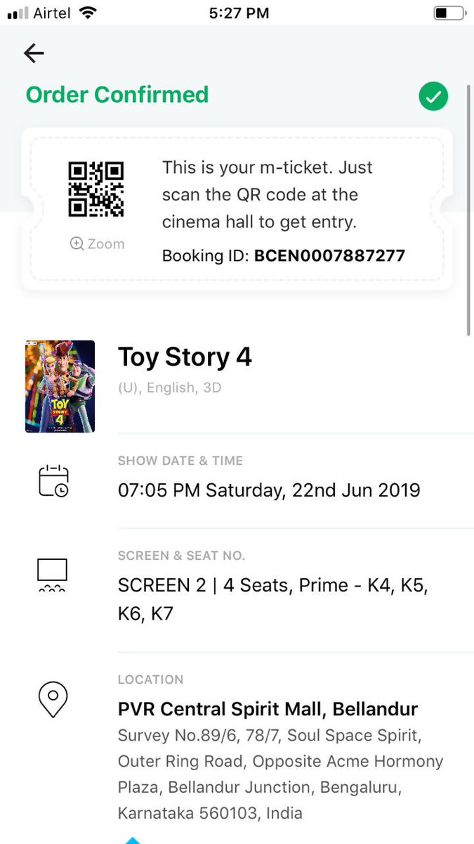 sanish9d's tweet photo. @_PVRCinemas @centralandme @MotherhoodIndia went 2 watch toy story 4  with my nephew &amp; niece(age 11). She had the chicken momos at pvr &amp; she almost died due to asphyxiation as she's highly allergic to peanuts. It had peanuts!! There shd be a warning sign!! Horrifying experience!! https://t.co/EfojUJegkm