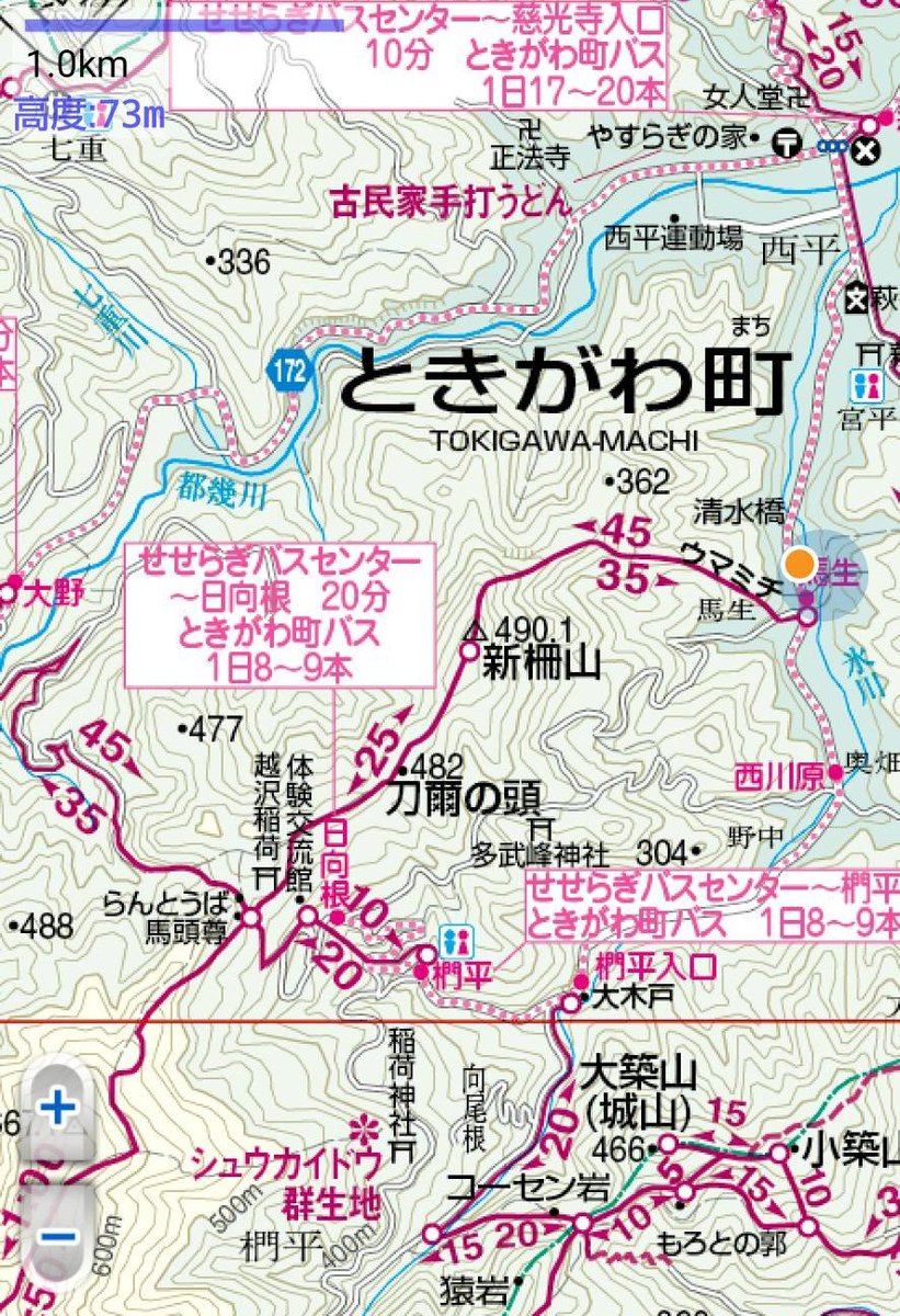 アマテラスさんd En Twitter 私の奥武蔵地図は15年ver 新柵山ルートの記載なしだったけど 奥武蔵地図19年ver になったら新柵山の登山道ルートが表記されていたので地図の更新は大切 ありがたや ㅅ 埼玉百名山