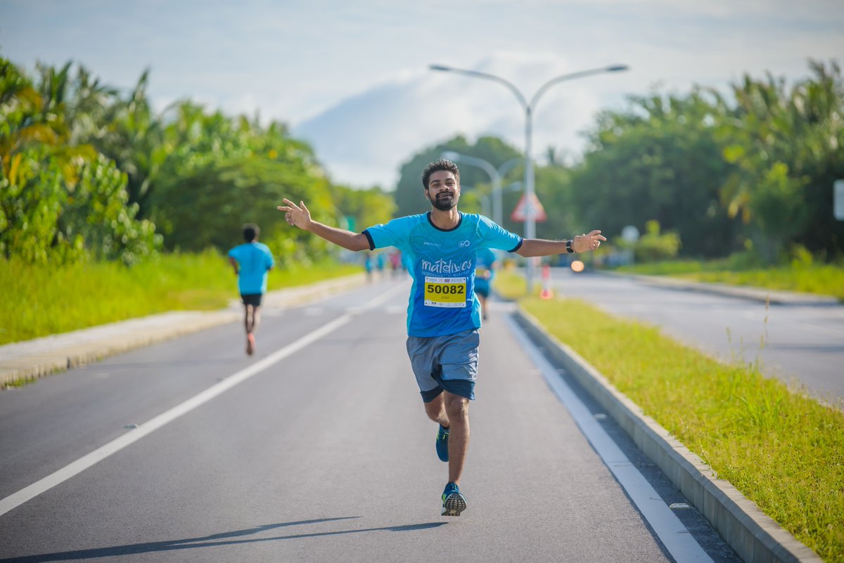 Hadhdhunmathimv's tweet photo. Euphoria! 
Photo Credits: Wink A Pic
.
.
.
#HadhdhunmathiMarathon #DhuveLaamu #RunMaldives #MoveMore #ProtectTheReef #VisitMaldives #VisitLaamu #Maldives #maldivesrunning #irunners #irunnersmv https://t.co/AfgJbaNxxX