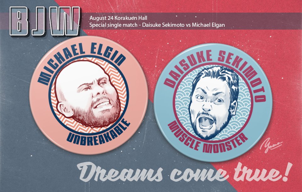 Michael Elgin regresa a Japón, pero con BJW 2