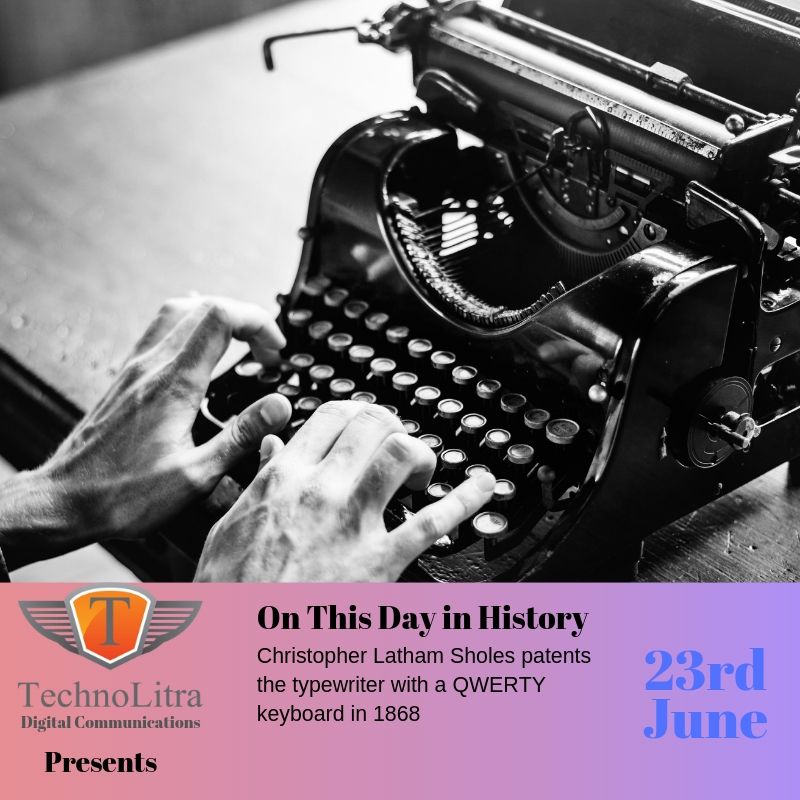 technolitra's tweet photo. TechnoLitra Digital Communications Presents - #OnThisDayInHistory #23rdJune https://t.co/EHImY7LPyA