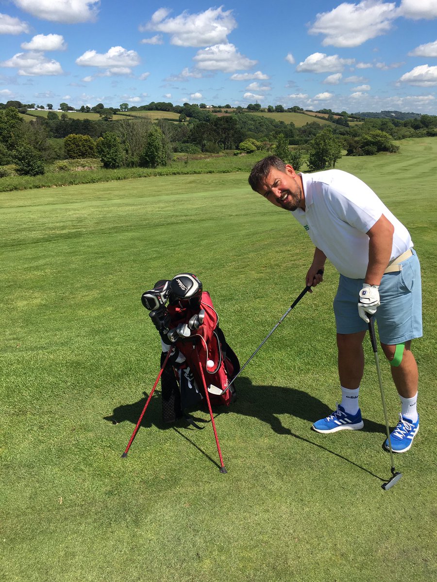 GolfAccessprogm's tweet photo. Another highlight from the Longest Day Challenge on Friday was Tim Marrion's overhit chip on the 3rd hole struck Simon Wood's golf bag leg and jumped up and finished in the rain hood of the golf bag!
Whatโs the ruling here?
#golf #rules #longestday #golfaccess #neverseenthis https://t.co/8QarclLVlT