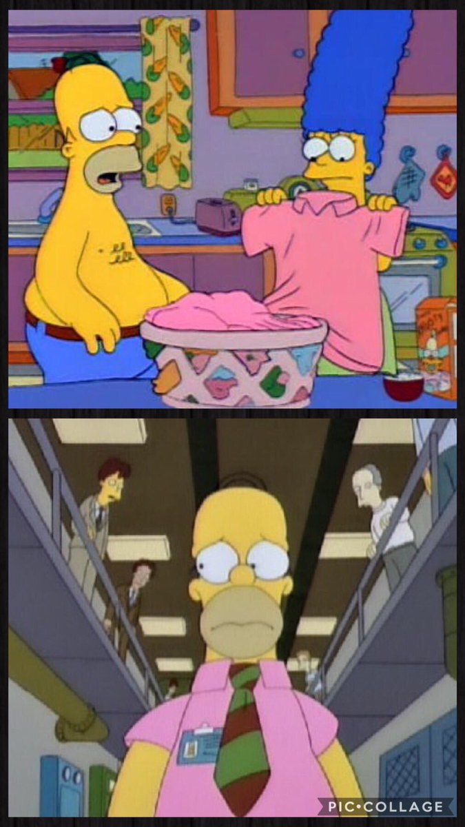 Wisdom_Of_Homer's tweet photo. I can't wear a pink shirt to work. Everybody wears white shirts. I'm not popular enough to be different.

#NationalPinkDay https://t.co/hHX5HRF4C3