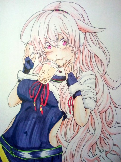 #もこ田めめめ #めめアート #タピオカチャレンジ            やっぱ好っきゃねん… 