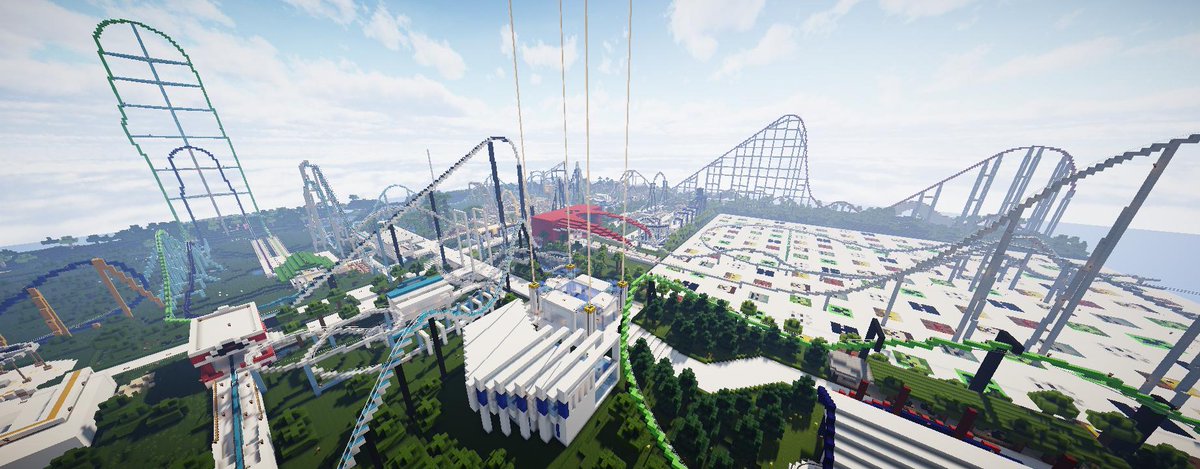 セカイ 仮想動画投稿者 紹介 Minecraftジェットコースターmod専用配布ワールド Roller Coaster Biome Youtubeなどでも紹介されていたりとびっくりしました 実は最後のアップデートが今現在コツコツと進めております 更新日は未定 どんなワールドか