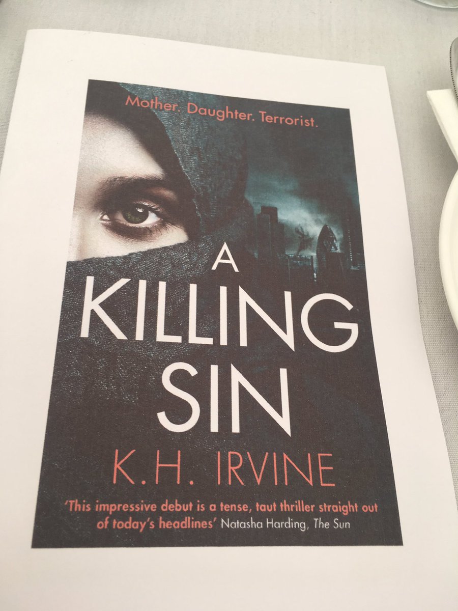 Gilliebooks's tweet photo. Fabulous launch of @KHIrvineAuthor A Killing Sin. Listening to her read I realise I’d forgotten just how good it is. Go buy it people! https://t.co/tLvbIjw2gv