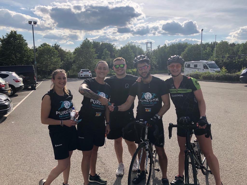 Pure gym national relay... completed it with these fantastic lot. What a day for <a href="/mentalhealthuk/">Mental Health UK</a>