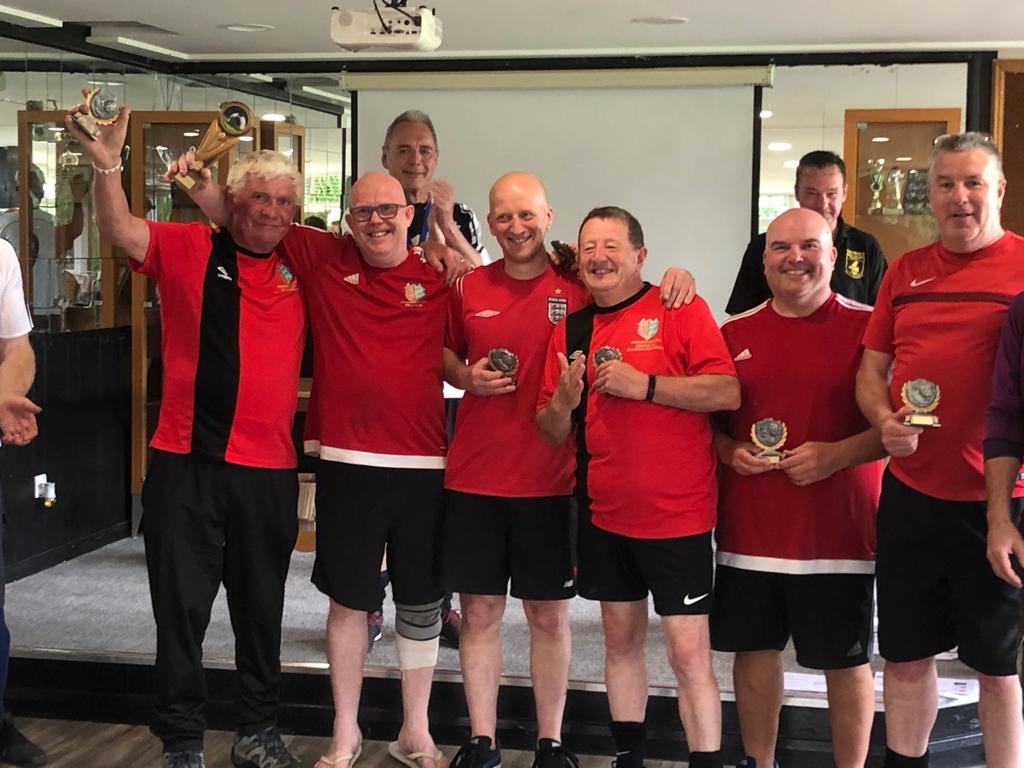 Well we only gone and won it thanks to a save from Geoff and sharp shooting from Robin in a Penalty Shootout,  to bring the cup home from the tournament today. 🏆👏🏻👏🏻⚽️