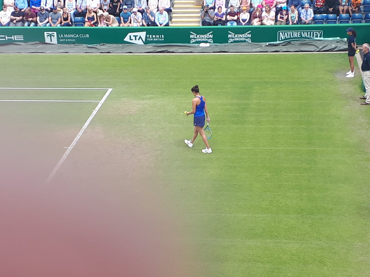 ForwardFactor's tweet photo. BREAK BACK 💥

@juliagoerges thumps a forehand return to break Barty &amp; put herself 2-0 up in the second set #NatureValleyClassic https://t.co/jFpmg6Iw4I