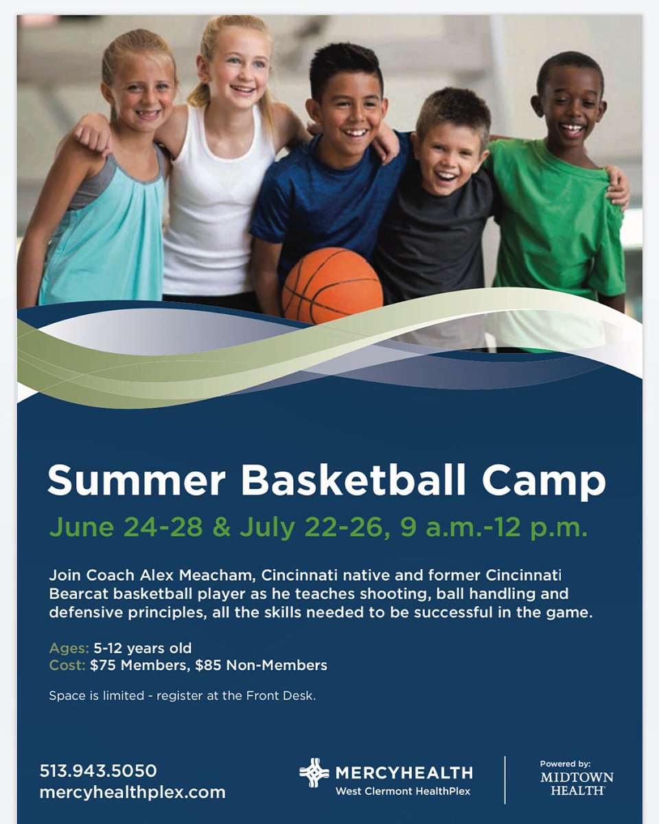 ShiningStarAAU's tweet photo. Our first @shinetraining b-ball camp at Mercy HealthPlex West Clermont starts tomorrow! Interested in joining camp email shinetrainingbasketball@Gmail.com https://t.co/A9utySwwRI