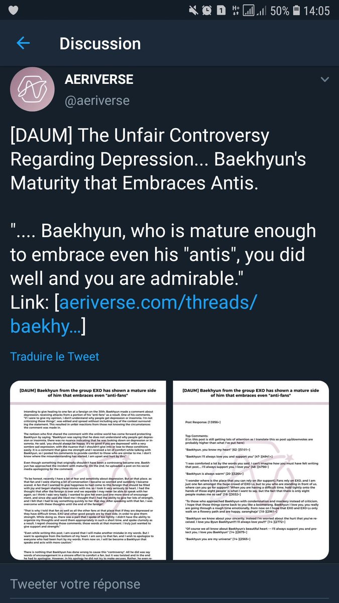 Original article:  https://entertain.v.daum.net/v/20180102171930708?f=mLink of translation: http://aeriverse.com/threads/baekhyuns-maturity-that-embraces-even-antis.6808/