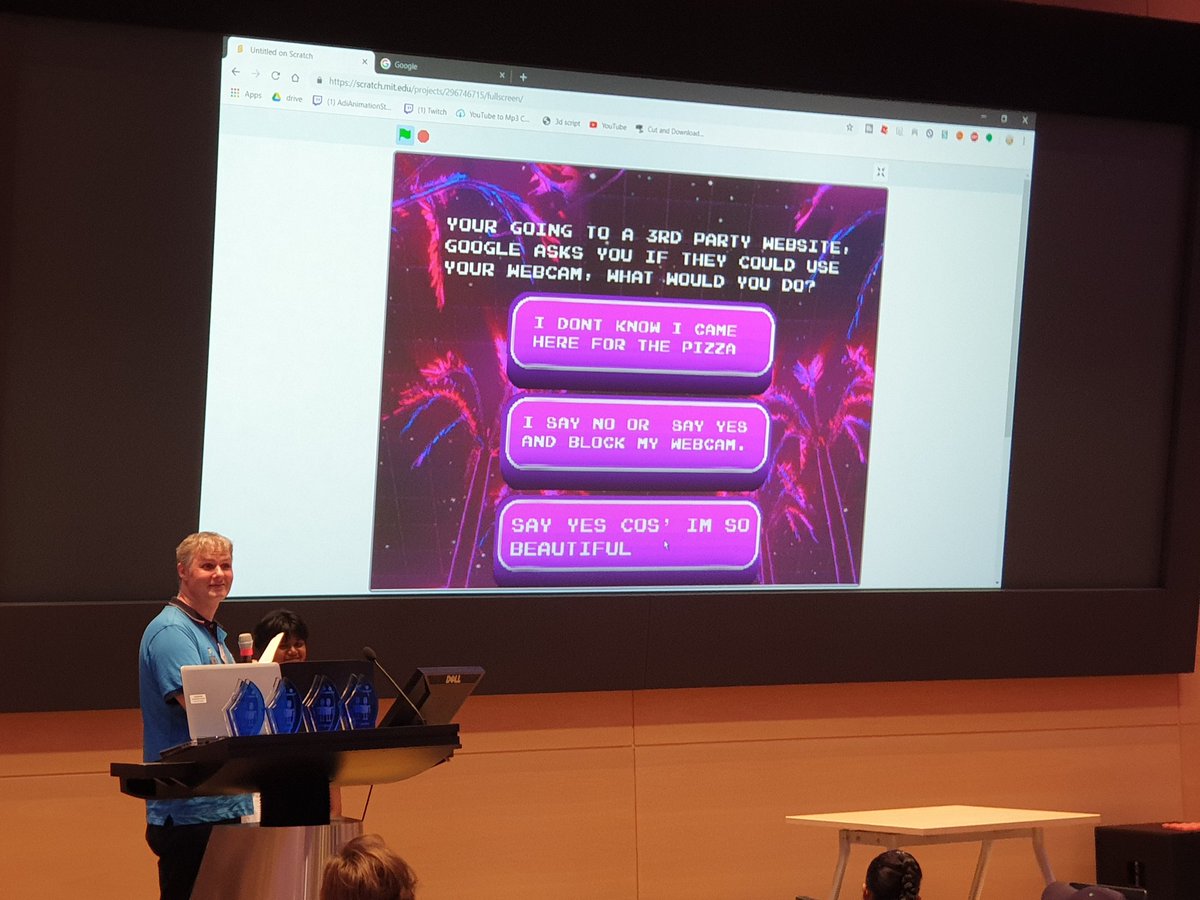 CoderDojoZH's tweet image. Give access to your laptop camera? No Ninjas want to do that. #zurichinnovates #becool