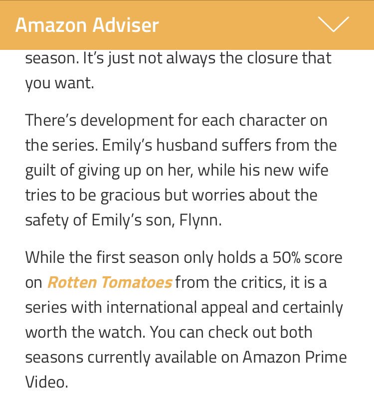 AbsentiaAXN's tweet photo. #Absentia making it in the list for 50 best shows in @PrimeVideo ! It is now ranked on 26th out of 50 - https://t.co/17entd1Ln7 

The support this fandom give is phenomenal! @Stana_Katic @AbsentiaSeries @mattlenevez https://t.co/0EktLV3KEi