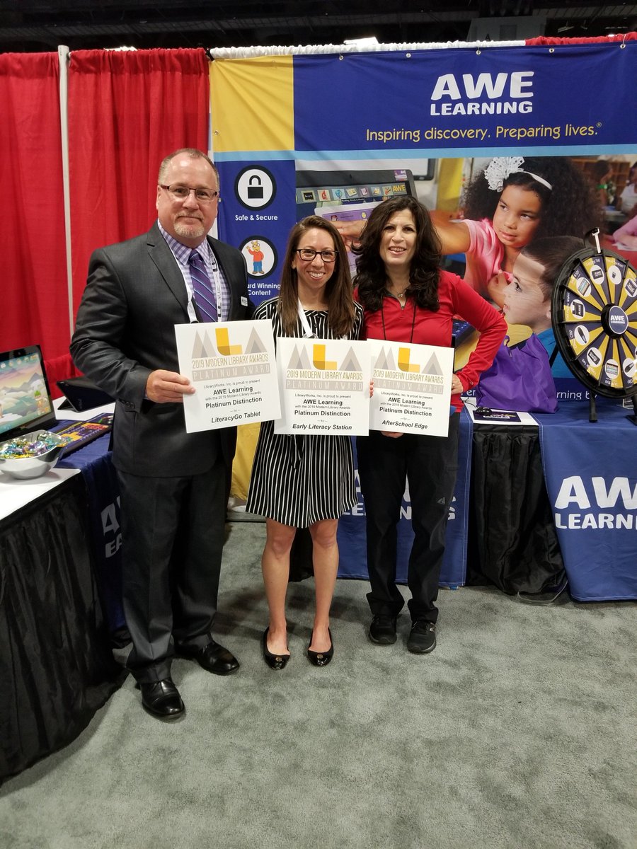 LibraryWorks's tweet image. #ALA2019 #ModernLibraryAwards