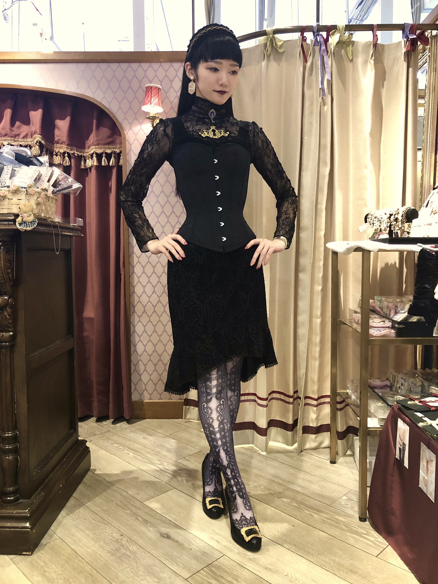 abilletage ダマスクマーメイドスカート アビエタージュ 全size