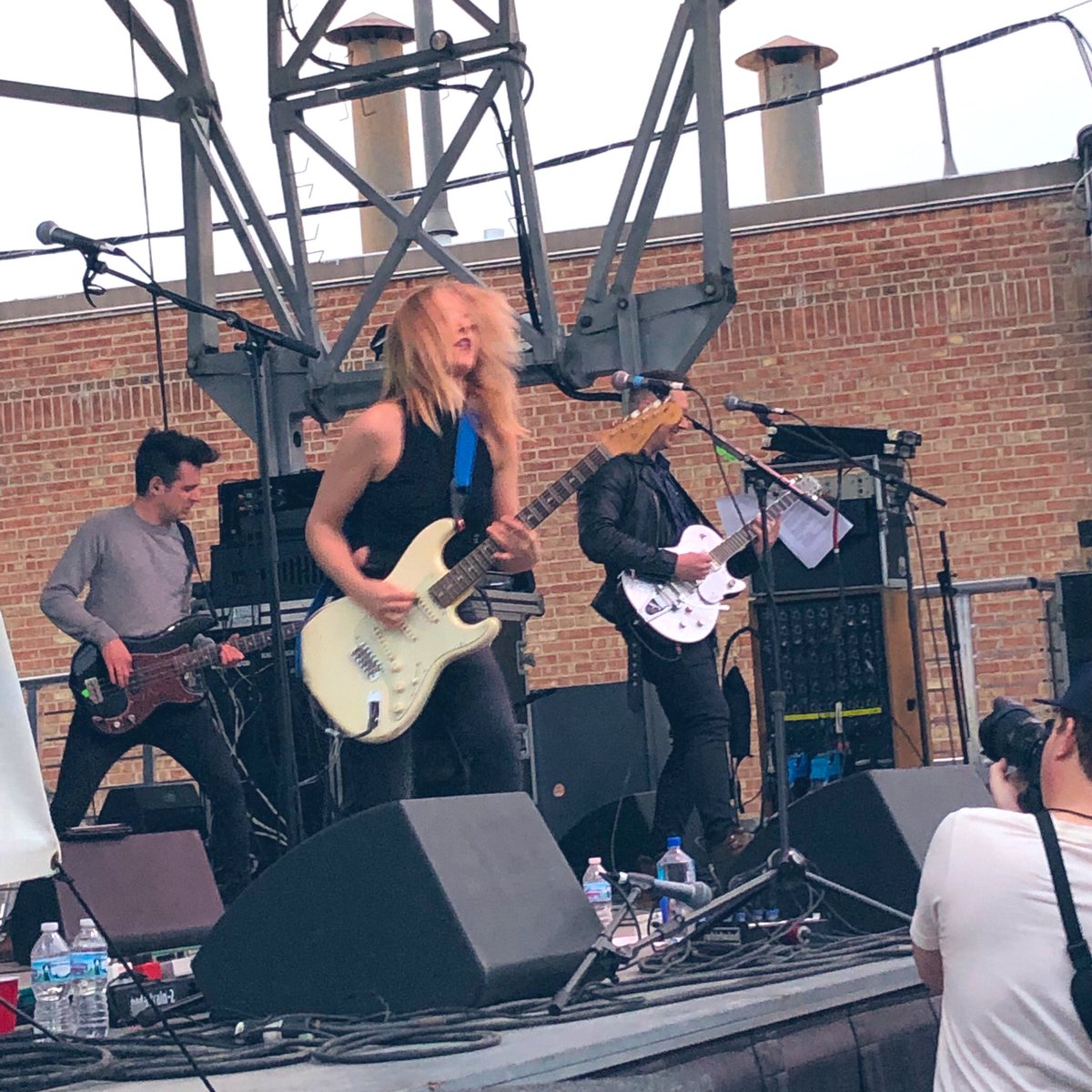 deadshark22's tweet photo. "@julianahatfield and @PhizLair playing the same show!  That's it man - that's my thesis!  I can stop watching live music!!!" #pcu #OutofSpace #temperancebrewert https://t.co/1pGBmchv9t