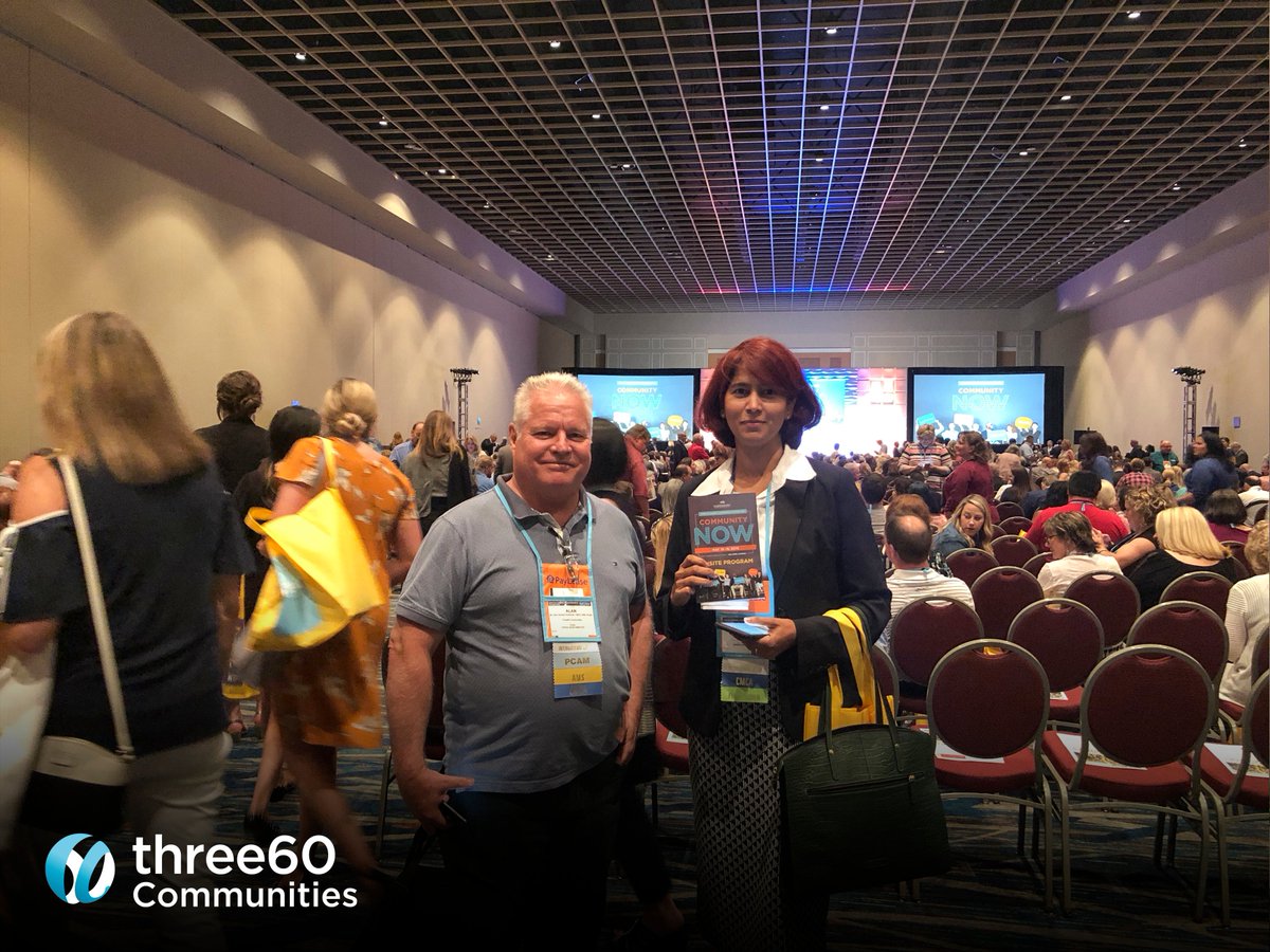 Three60C's tweet photo. Alan Rowlands, General Manager of Three60 Communities, and Jayshri Singh, Head of Three60 Communities, were extremely honored to have attended the “World Leaders in #CommunityAssociationManagement Event” at the Baldwin Park HOA, Orlando, USA.

#EltizamGroup #Three60Communities https://t.co/eFL32L9PJu