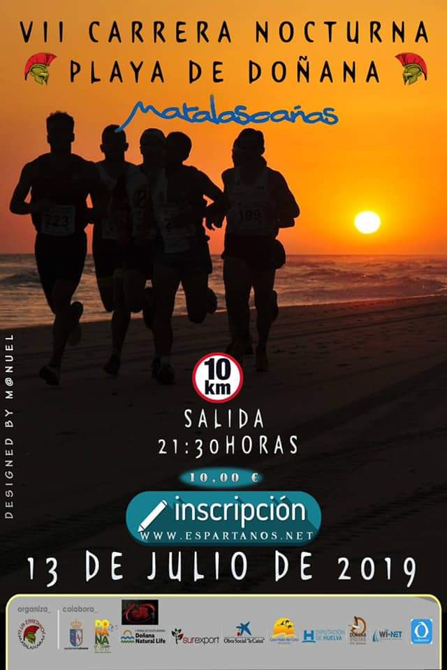 VII carrera nocturna Playa de Doñana. 
El próximo día 13 de julio a las 21:30 horas. 
Inscripción aquí 👇
corredorespopulares.es/inscripcion/no…