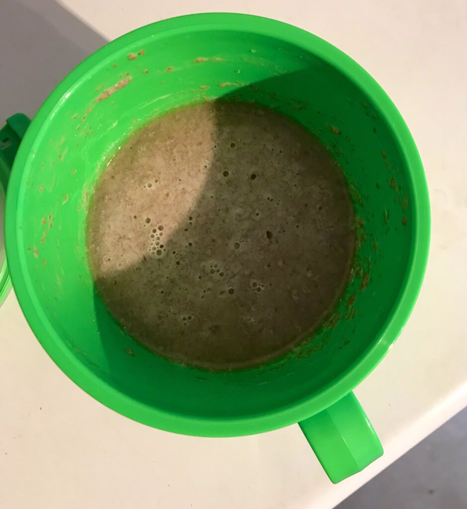 Heres a mega-slo-mo of the process, from today back to the first fermentation. It’s basically froth farming. This is why only incredibly dull people such as me are emotionally able to so this.