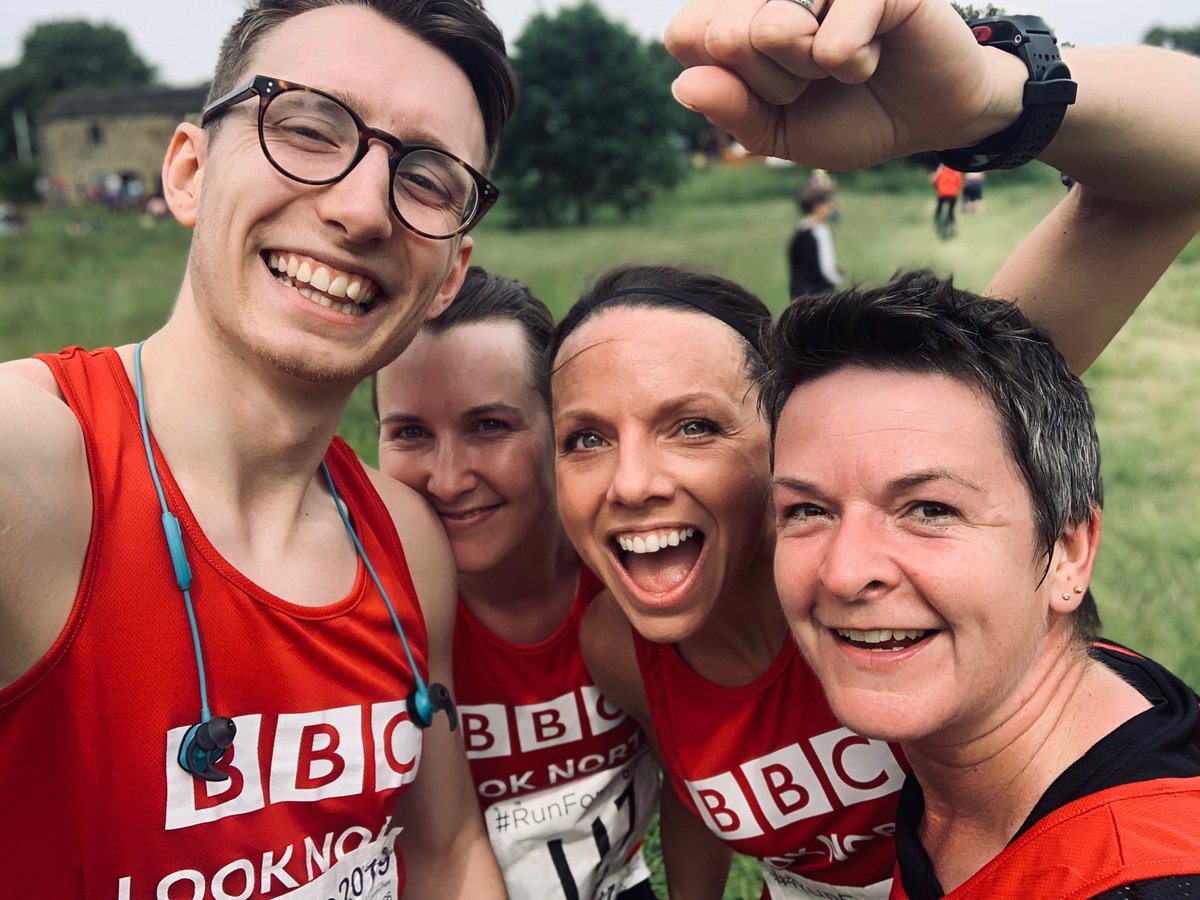 Team ⁦@BBCLookNorth⁩ smashed it!! 👊🏼 Had a very tiring yet amazing morning doing the #RunForJo ⁦@JoCoxFoundation⁩ with the team! ⁦@Nicola_Rees⁩ ⁦@SamanthaJHaines⁩ ⁦@SarahGoldt⁩