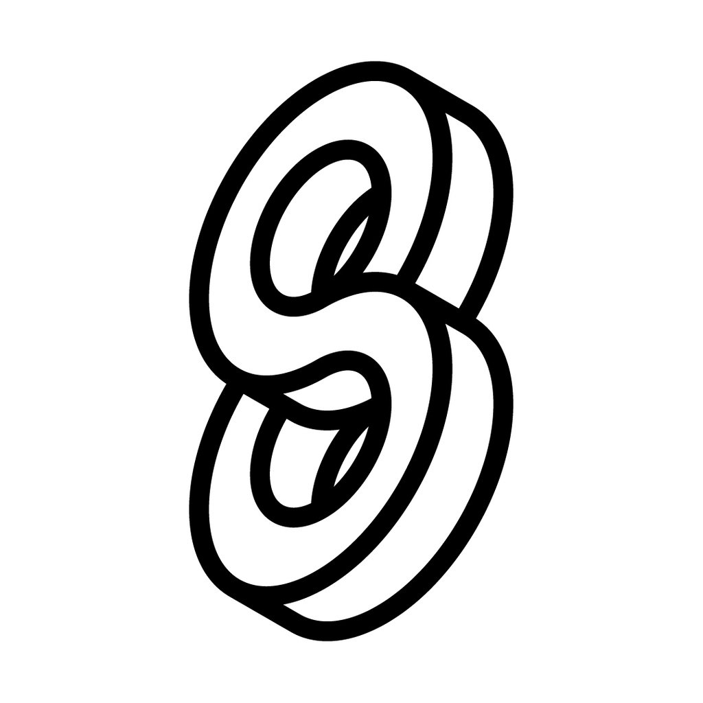 frankflothmann's tweet photo. Variations on an 8
-
-
-
-
#adobeillustrator #fontselfmaker #numbers #counting #clean+simple #typeface #graphicdesign #fontselfmaker #blackandwhiteart #artofillustration #opart #mcescher #isometric #3Dizzy #impossiblefigures https://t.co/PKOCXhZFPu