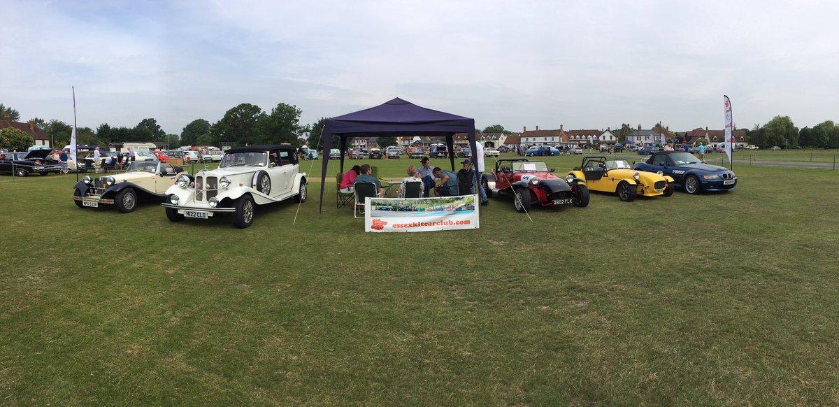 EssexKitCCCars's tweet photo. All set up at the Hatfield Heath Festival for today’s #Hatfest it’s dry wind has dropped and the suns out https://t.co/Vldv0bf2lY