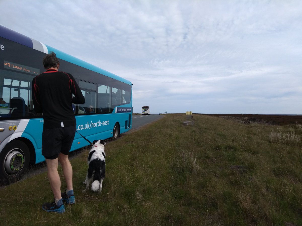 Moortop integration this morning in the @northyorkmoors National Park. <a href="/Moorsbus/">Moorsbus</a> at it's best.
