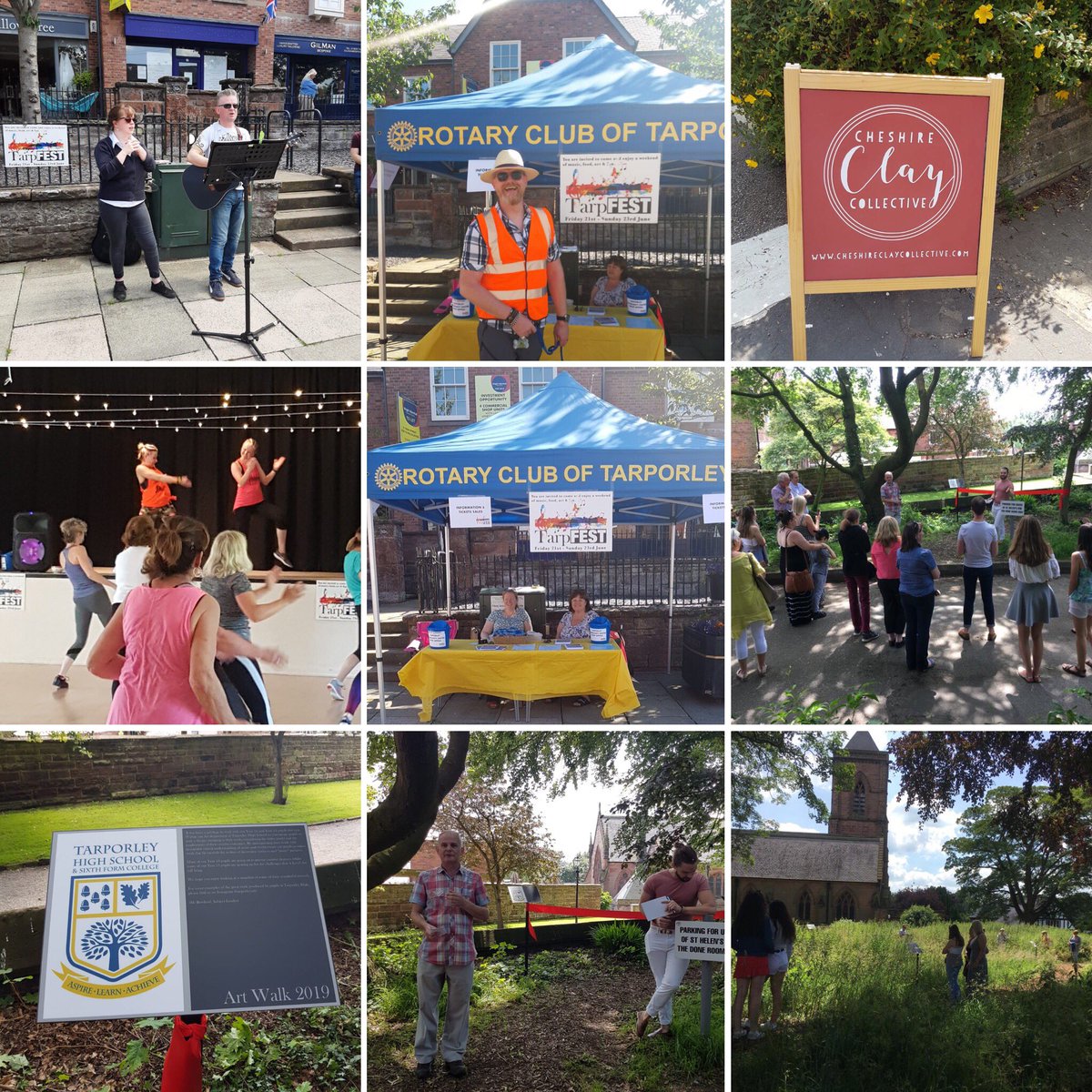 Here’s a selection from the first day of #tarpfest2019! There’s much more on today (Sunday) so do head over to Tarporley!#tarpfest2019 #tarporley