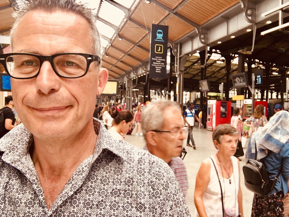 striepenlab's tweet photo. Last leg of travel to #IGCC2019 International Giardia & #Cryptosporidium Conference. Enough time at Paris St Lazare for cafe Creme & croissant. Love Philadelphia but croissants there come not even close. Look forward to exciting meeting with lots of new crypto data! https://t.co/KLh9KT7kge