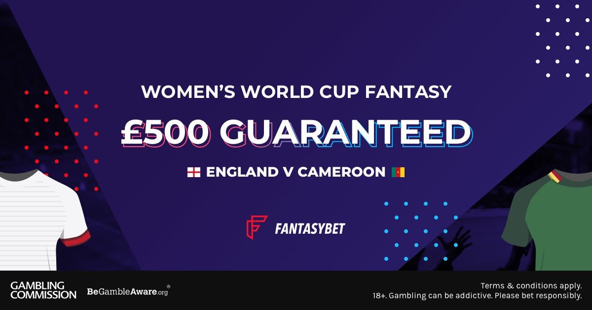 HollyShand's tweet photo. 💰£500 PRIZE POOL💰

The #Lionesses are into the knockout rounds of the Women’s World Cup and @fantasy_bet have another wad of cash up for grabs! 

👉 https://t.co/Kexnt8F9LP #ad 

#FIFAWWC #ENG #WWCFantasy https://t.co/QCKCu9IhnZ