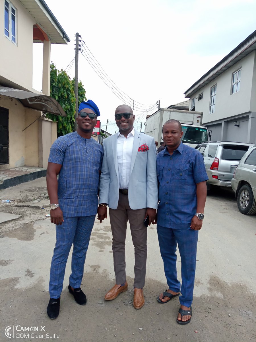 realsirice's tweet image. With Barr. Forgive Amachree and Orji Kingsley  at Hon. David A. Okumgba, South/south @OfficialAPCNg Zonal Secretary&apos;s  Thanksgiving somewhere in PH