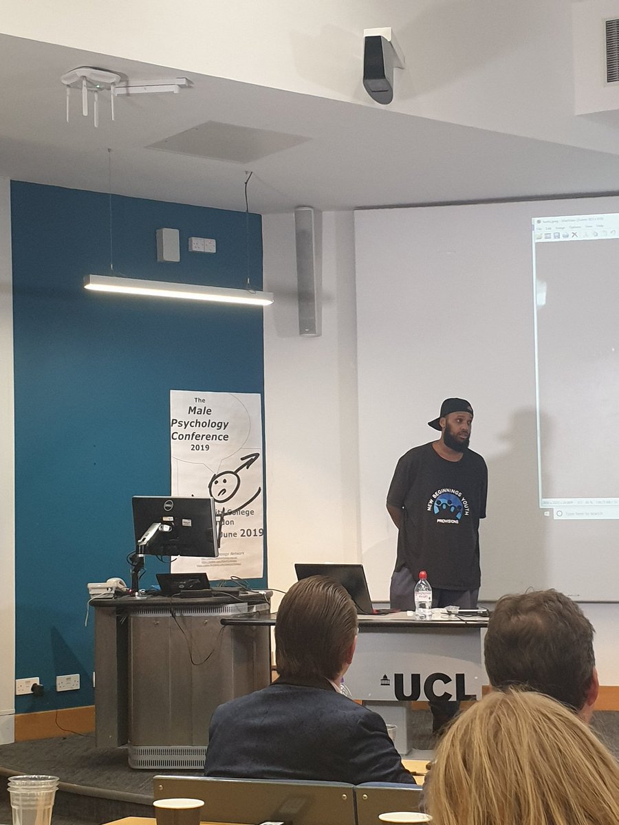 Thank you @DrNBYP for such a raw and honest presentation about the resilience of young black men and the need to listen to their stories. Keep up your amazing work.  #malepsychologyconference