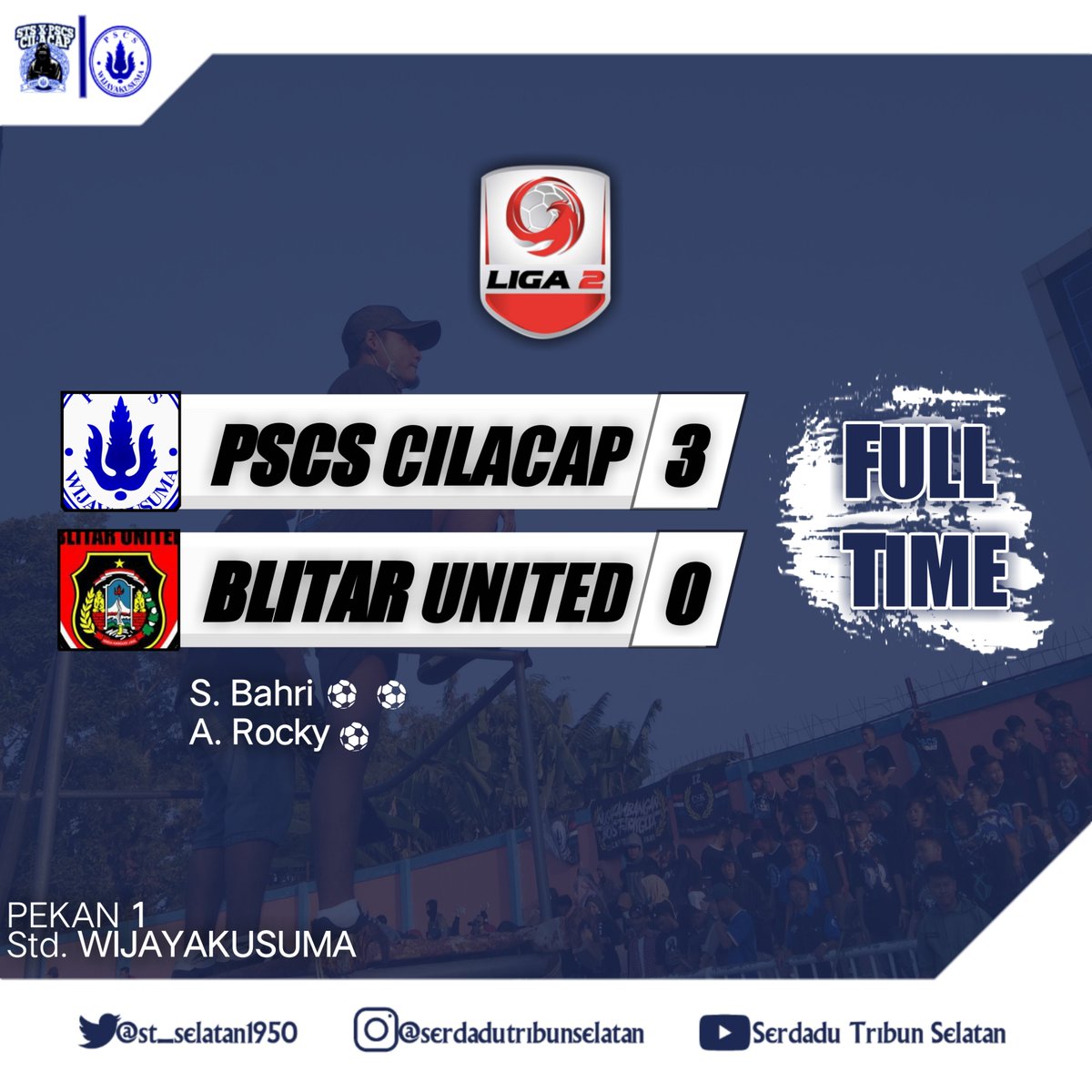 st_selatan1950's tweet photo. Alhamdulillah 3 point!!!
Terimakasih atas semangat kalian! Terimakasih atas dukungan kalian!
๐ฅ๐ฅ๐ฅ๐ฆ๐ฆ๐ฆ
#stsxpscs https://t.co/u8rxI1FgTH