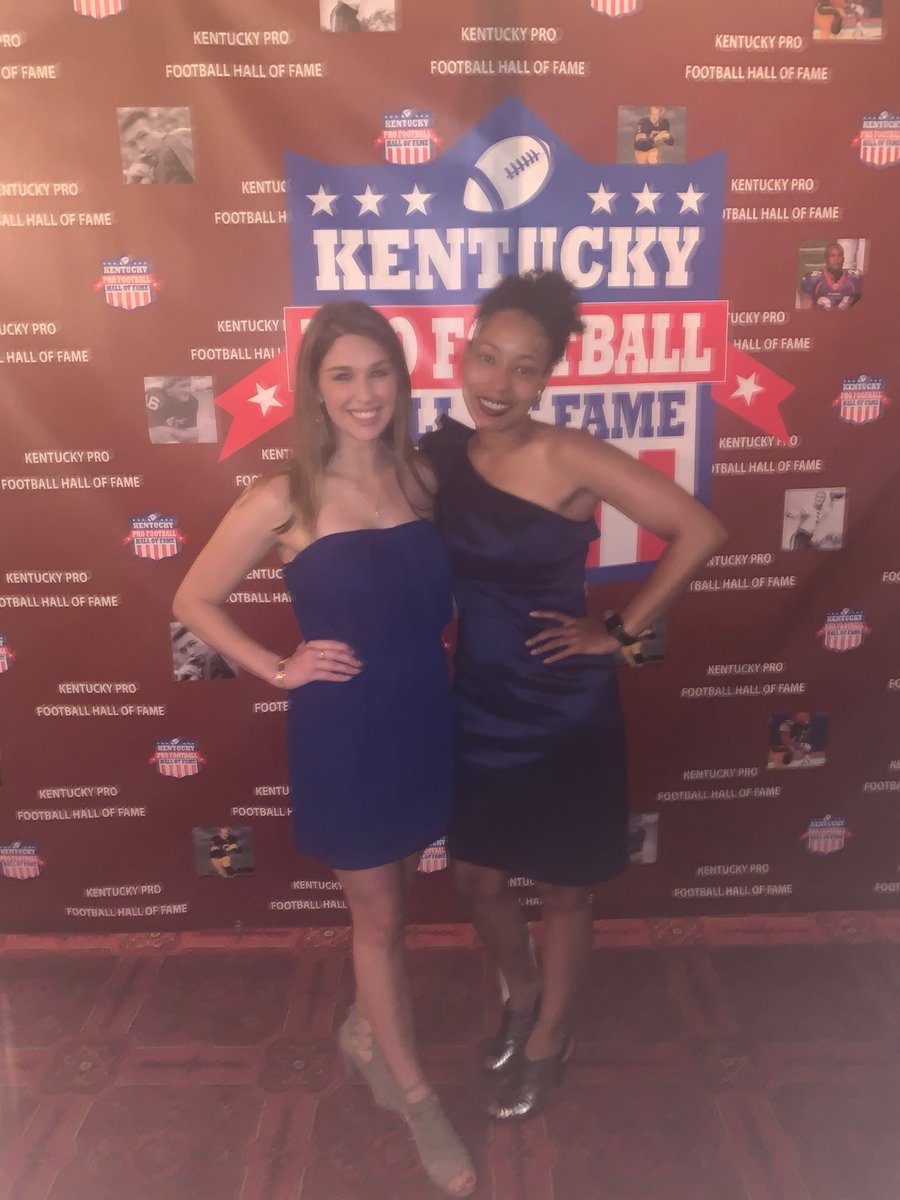 HoosierLyss's tweet photo. A blurry photo of a great time at the Kentucky Pro Football HoF induction ceremony this weekend. #LexingtonOperaHouse https://t.co/Z9Dlkm4zT5