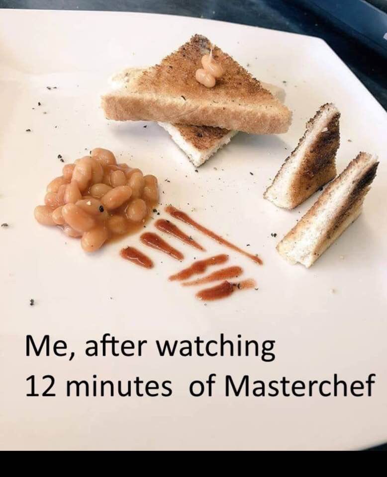 #MasterchefAU ⁦@MattsCravat⁩ ⁦@crispycrackling⁩ #georgecalombaris ⁦@Channel10AU⁩ #PlatingUp 🍽 #Delicious #Yum 😋#EatWithYourEyes 👀#Food
 #LOL 🤣
#YouAreWelcome 😁