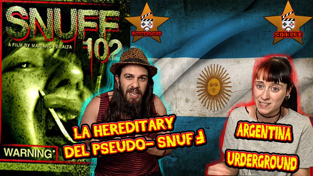 RottenEdgar's tweet photo. 160. El cine extremo no conoce de fronteras por eso de Japón y #TheEatSchoolGirl nos dirigimos hacia Argentina 🇦🇷 para poner a prueba la resistencia del tumor generado con #Snuff102 una película del 2007 "La Hereditary del Snuff" https://t.co/AS5SeKOeU9 https://t.co/CcpnDy9N3S