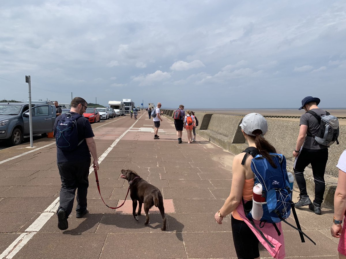 New Brighton looking gorgeous in the sun! #wirralwalk19 @wirralwalk for @DementiaUK #doitfordementianurses