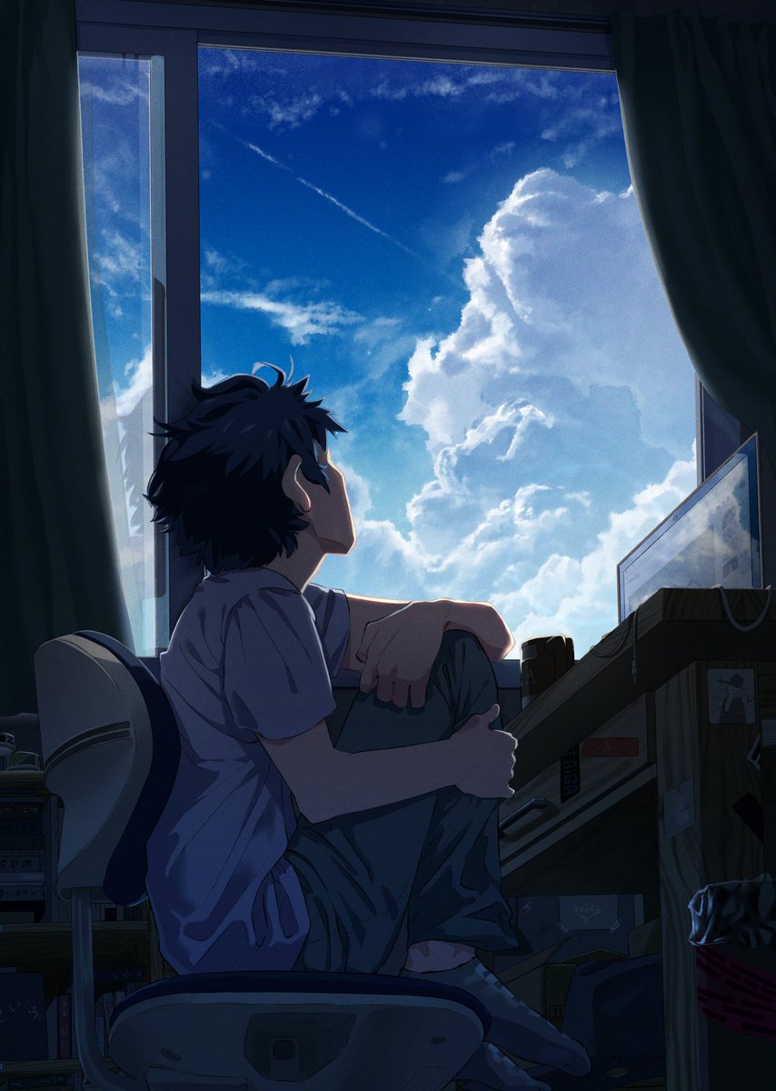 Taiga 部屋から青い空を見上げて 夏を待っていました