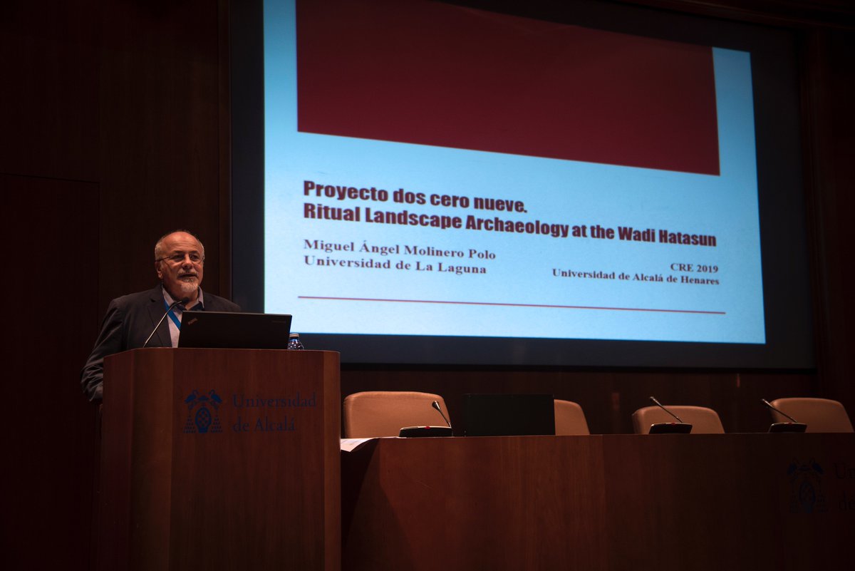 amoralesrondan's tweet photo. @CREgyptology 2019 @UAHes counted with Spanish senior scholars and fieldwork directors: here MolinenoPolo (@proyecto209), PérezAccino (@EgiptologiaUCM), OllerGuzmán (@WadiSikait UAB) & JoséManuelGalán (@ProyectoDjehuty).#CRE2019 @MAN @CCHS_CSIC @unicomplutense @ULL @UABBarcelona https://t.co/8ekGBRP6aj